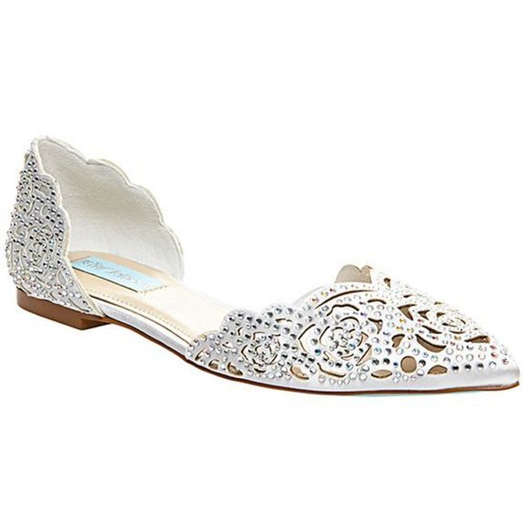 Betsey Johnson Shoes - Betsey Johnson Lucy Embellished Flat Shoes